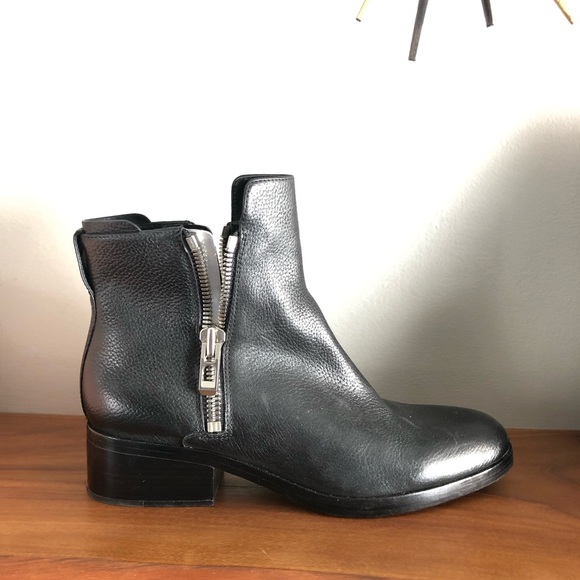3.1 Phillip Lim Alexa ankle boots, black, sz 38.5 - Picture 3 of 5